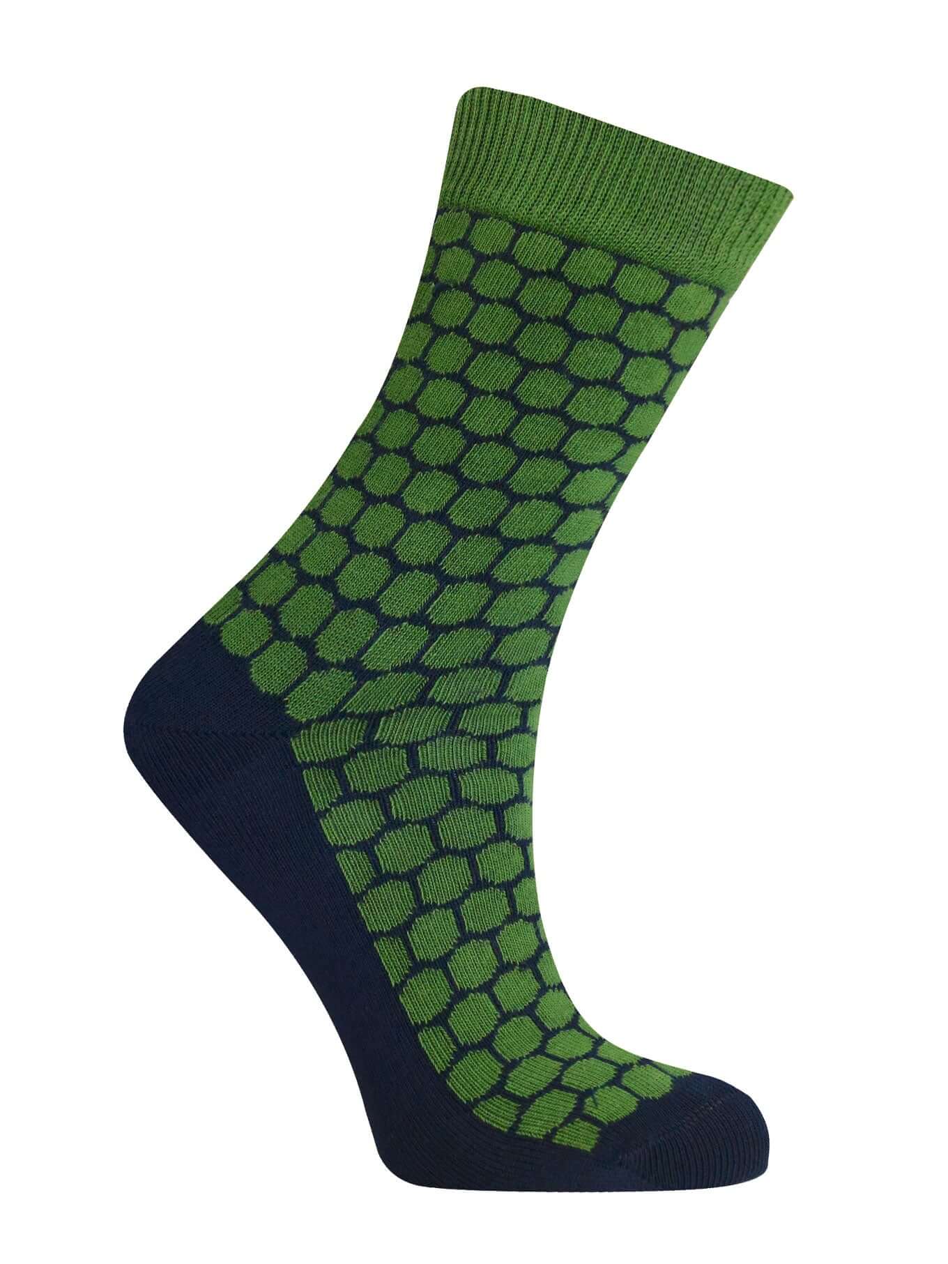 DOTS - Organic Cotton Socks Green