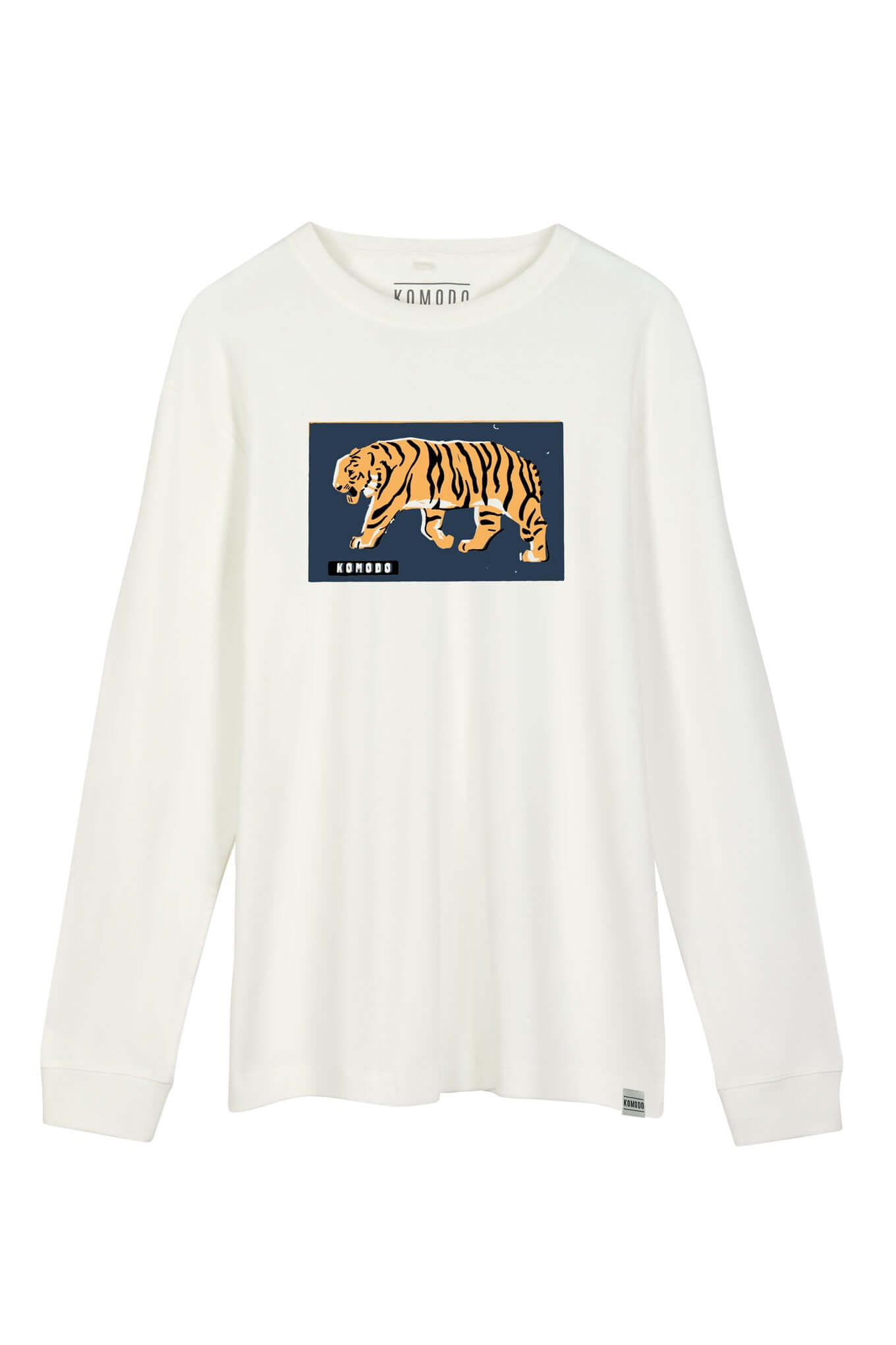 HAKON BENGAL TIGER - Organic Cotton Tee Off White