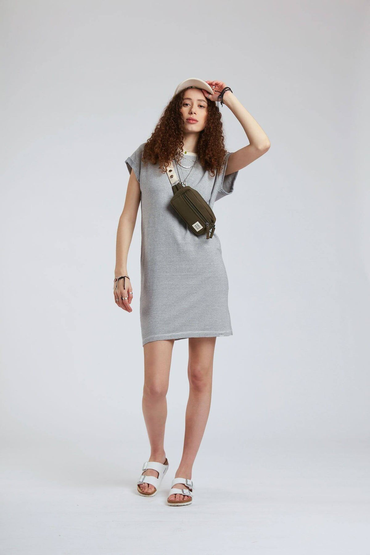 Bags - BLIMEY - Organic Cotton Unisex Bumbag Khaki