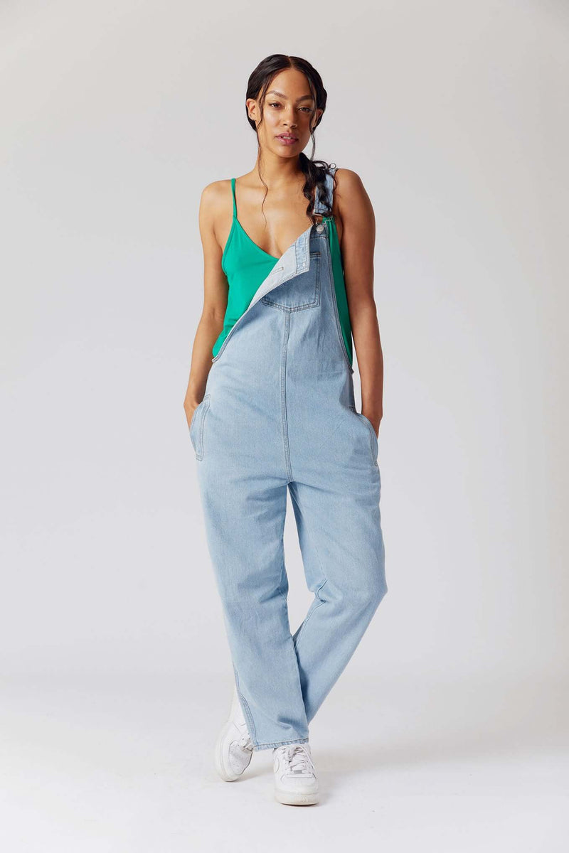 Dungarees - JOY Organic Cotton Dungarees Light Blue