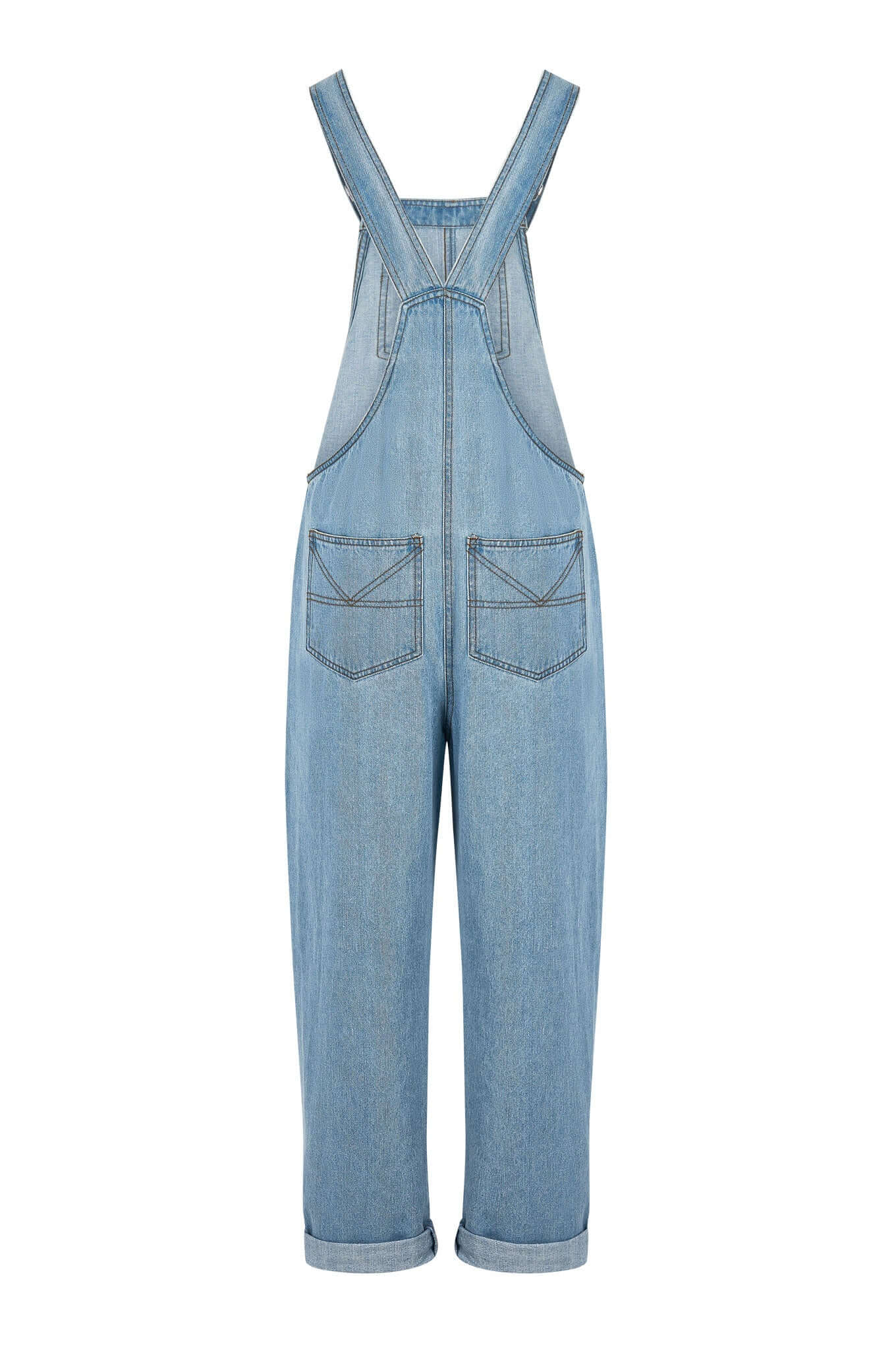 Dungarees - JOY Organic Cotton Dungarees Light Blue