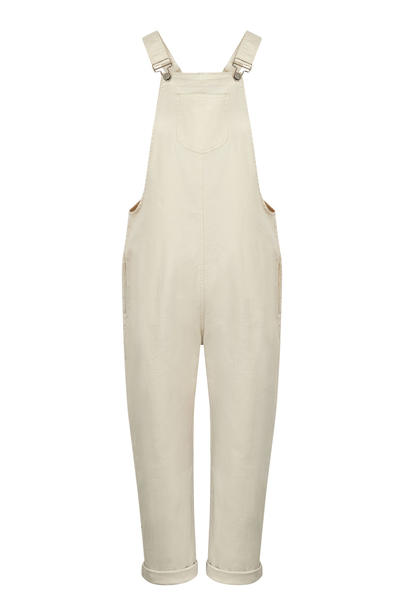 Dungarees - JOY Organic Cotton Dungarees Off White