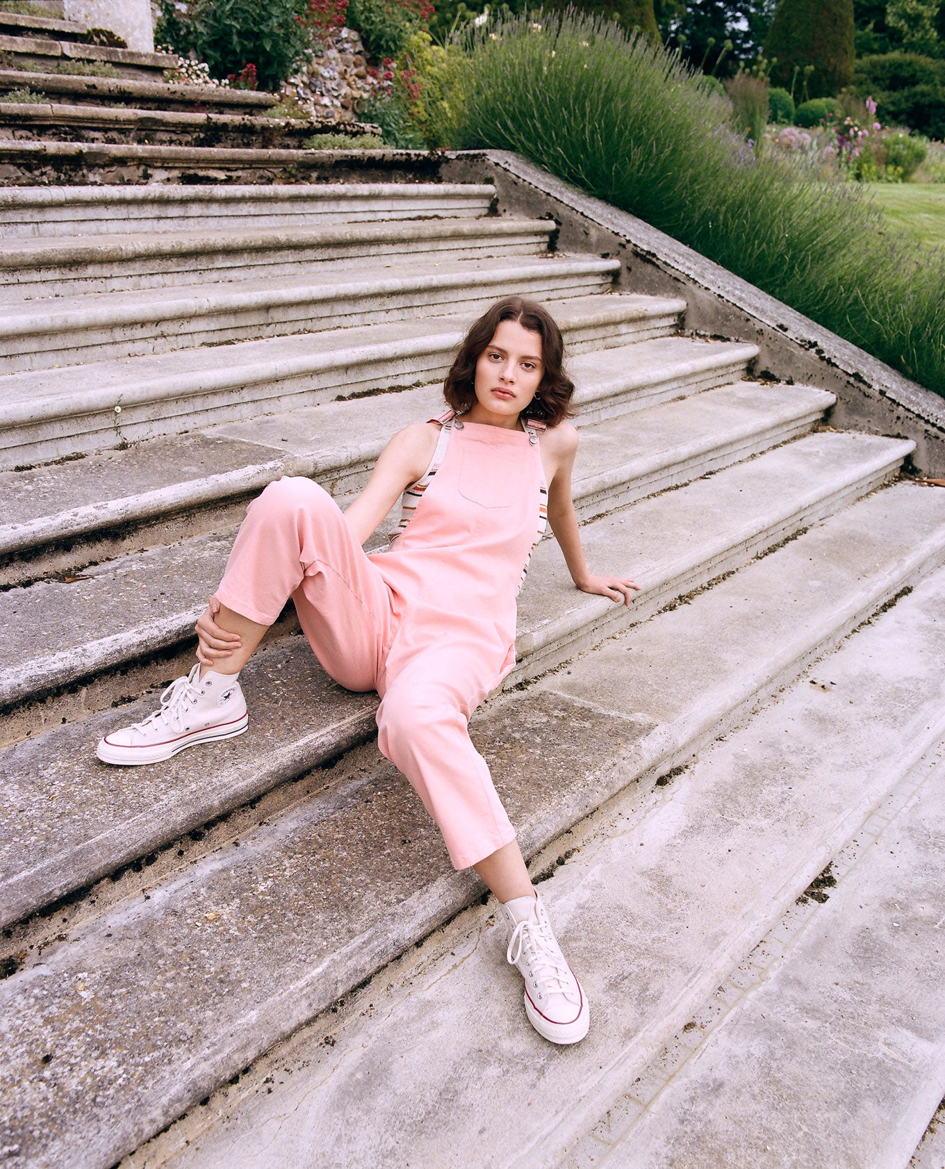 Dungarees - JOY Organic Cotton Dungarees True Pink