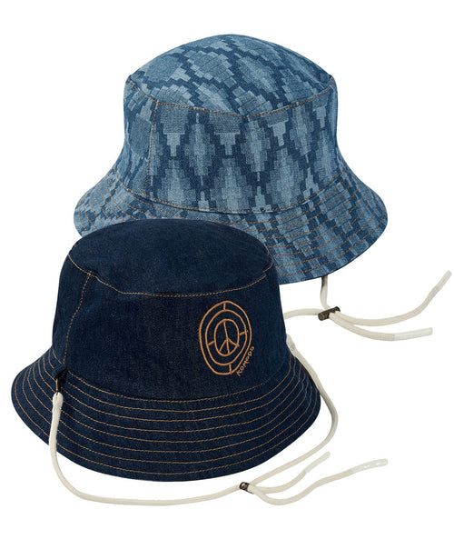 Hat - PETAL Reversable Organic Denim Bucket Hat