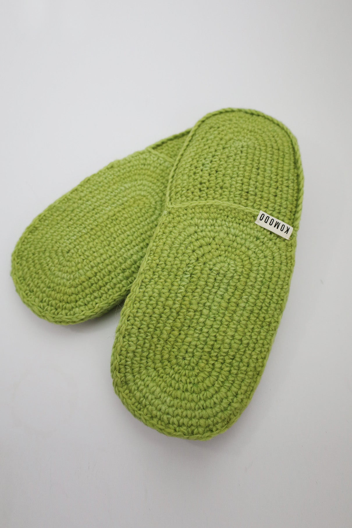 HIDE - Lambswool House Slipper Pear Green