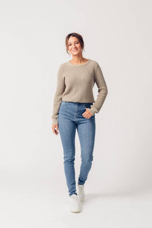 CARRIE mid blue - GOTS organic cotton Jeans by UCM