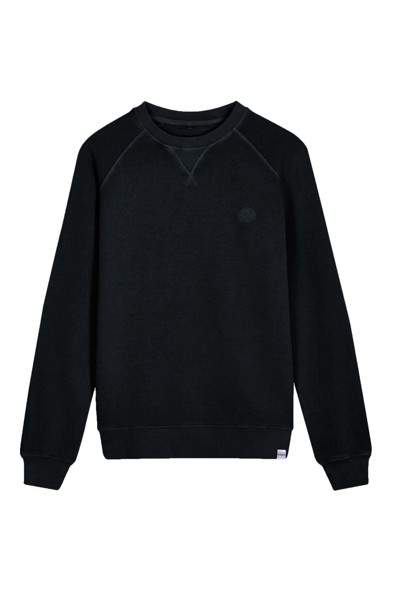 Jumper - ANTON - GOTS Organic Cotton Melange Crew Coal