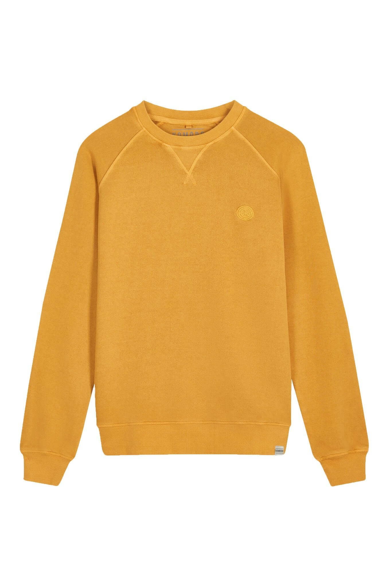 Jumper - ANTON - GOTS Organic Cotton Melange Crew Mustard