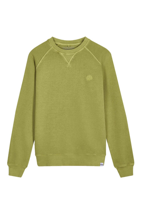 Jumper - ANTON - GOTS Organic Cotton Melange Crew Sage