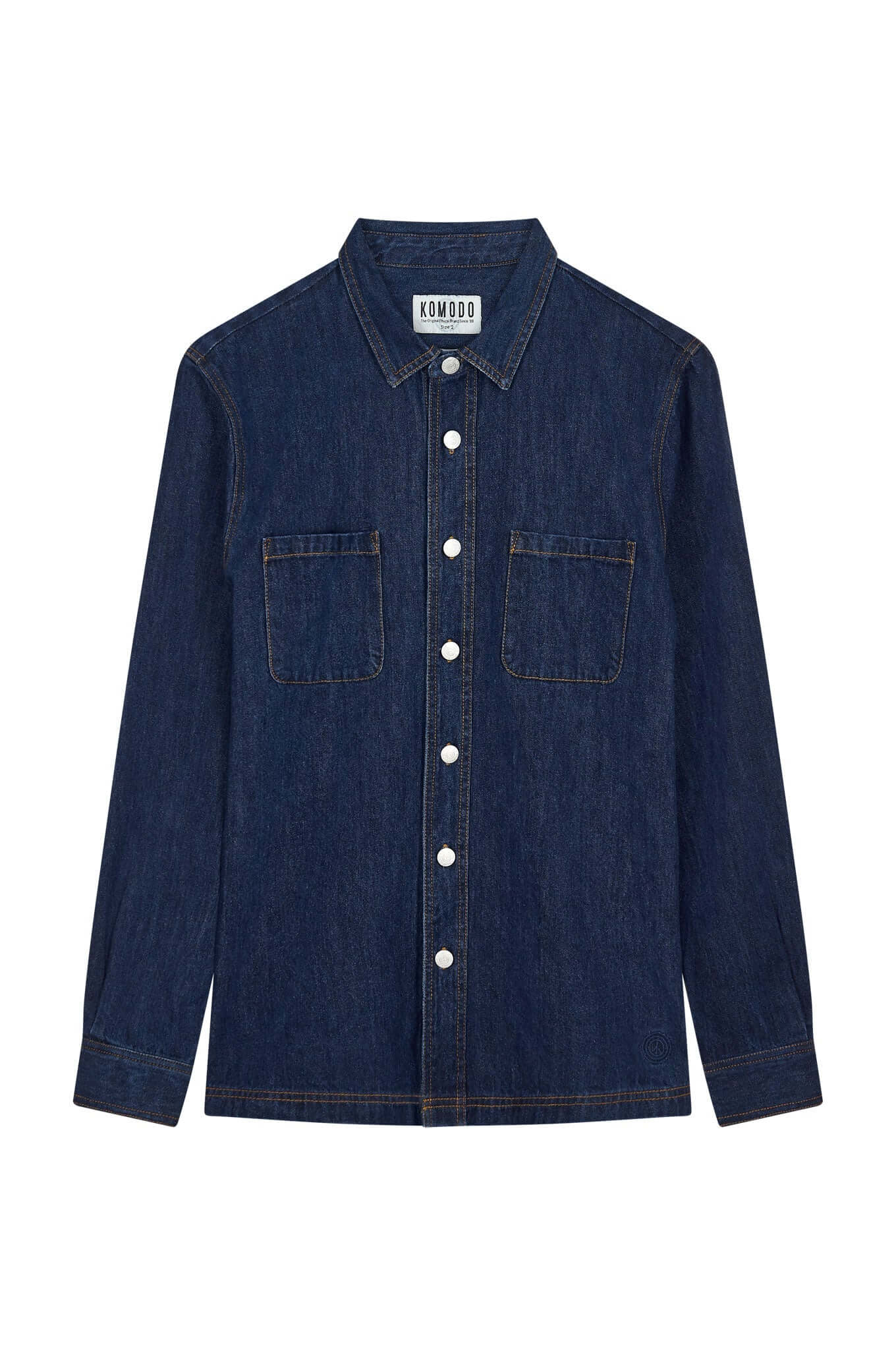 Shirt - JEAN Organic Cotton Shirt Indigo Blue