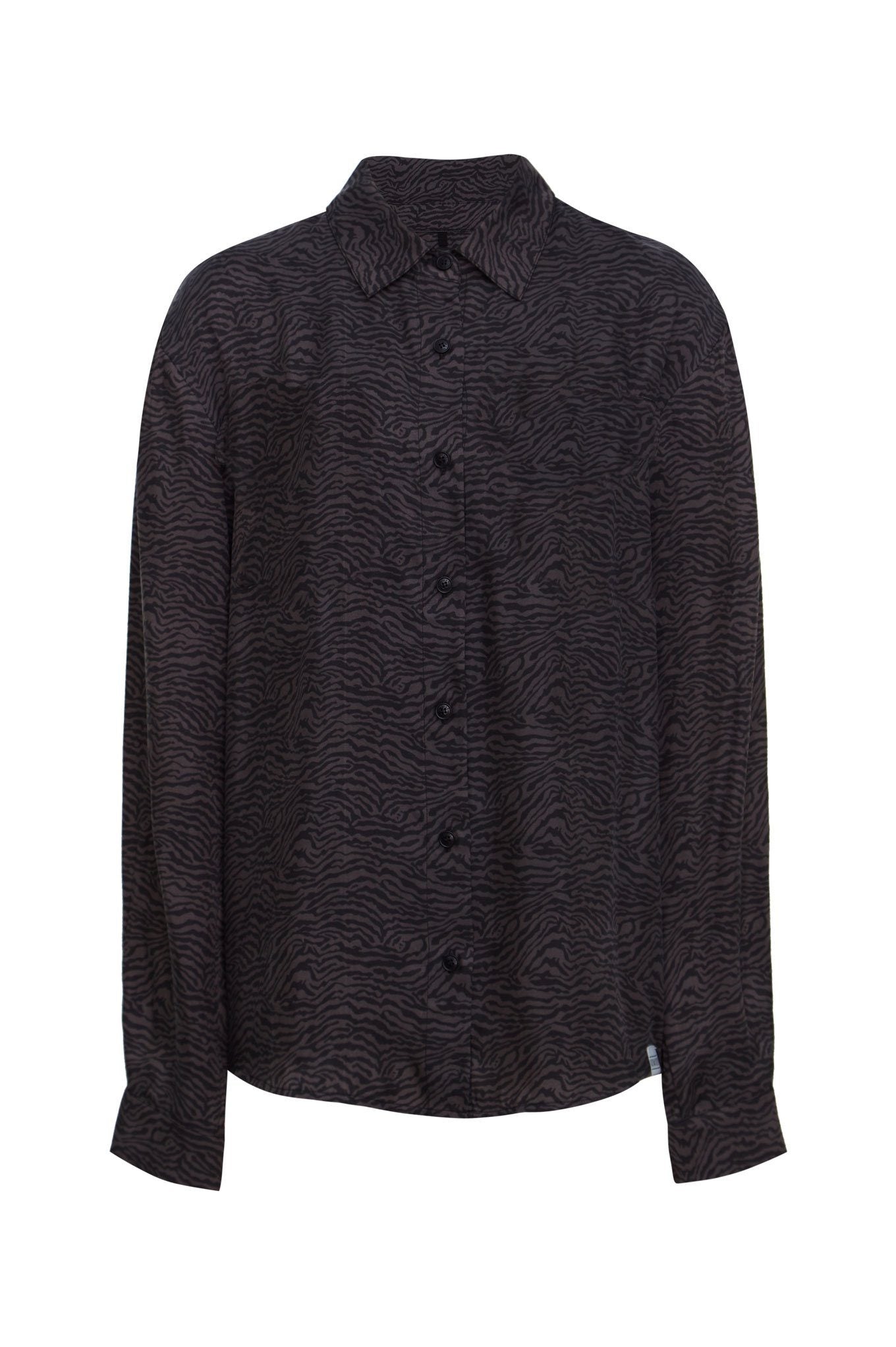 Shirt - LULE - Cupro Shirt Black