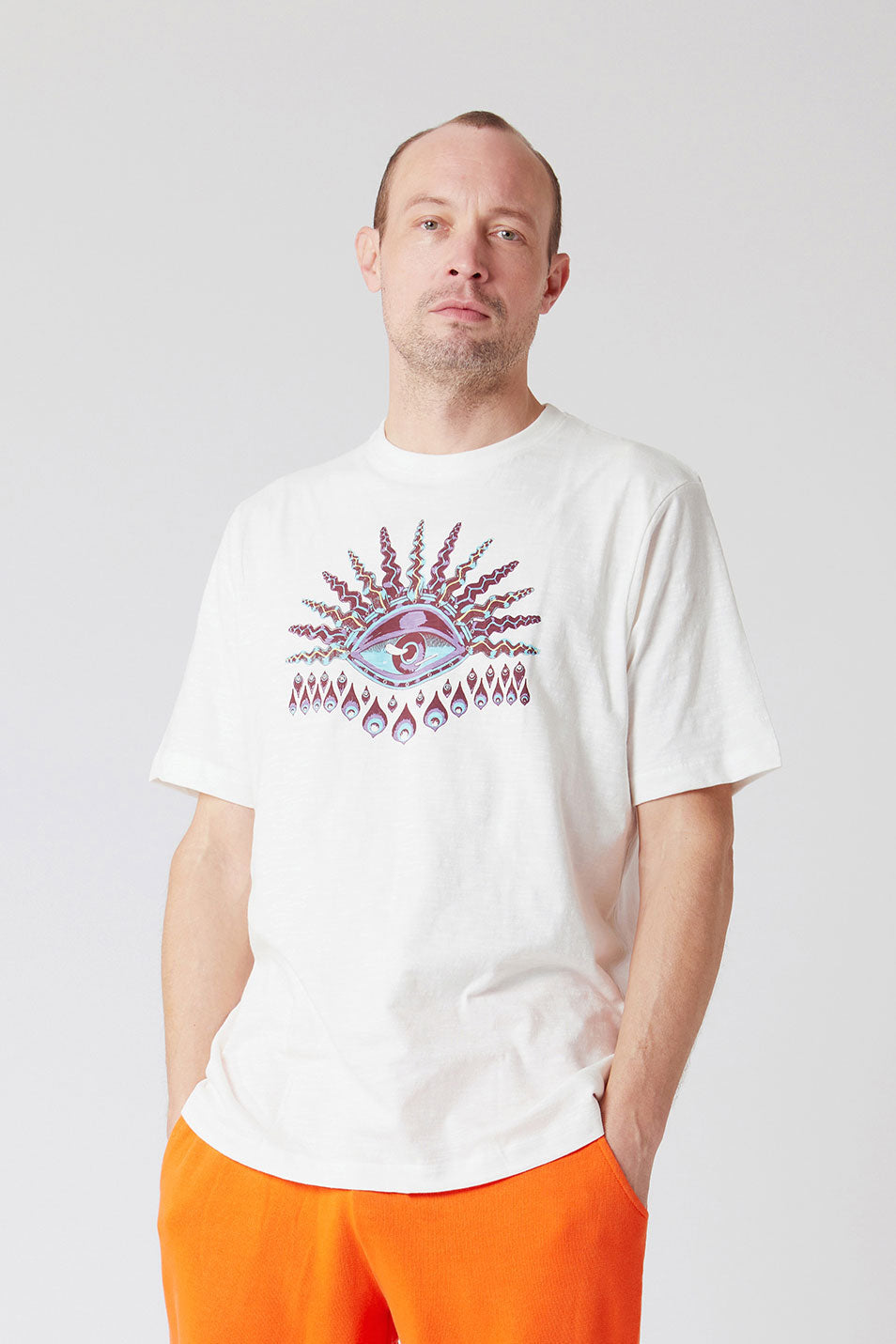 T-shirt - KOMODO'S EYE - GOTS Organic Cotton Tee Off-White