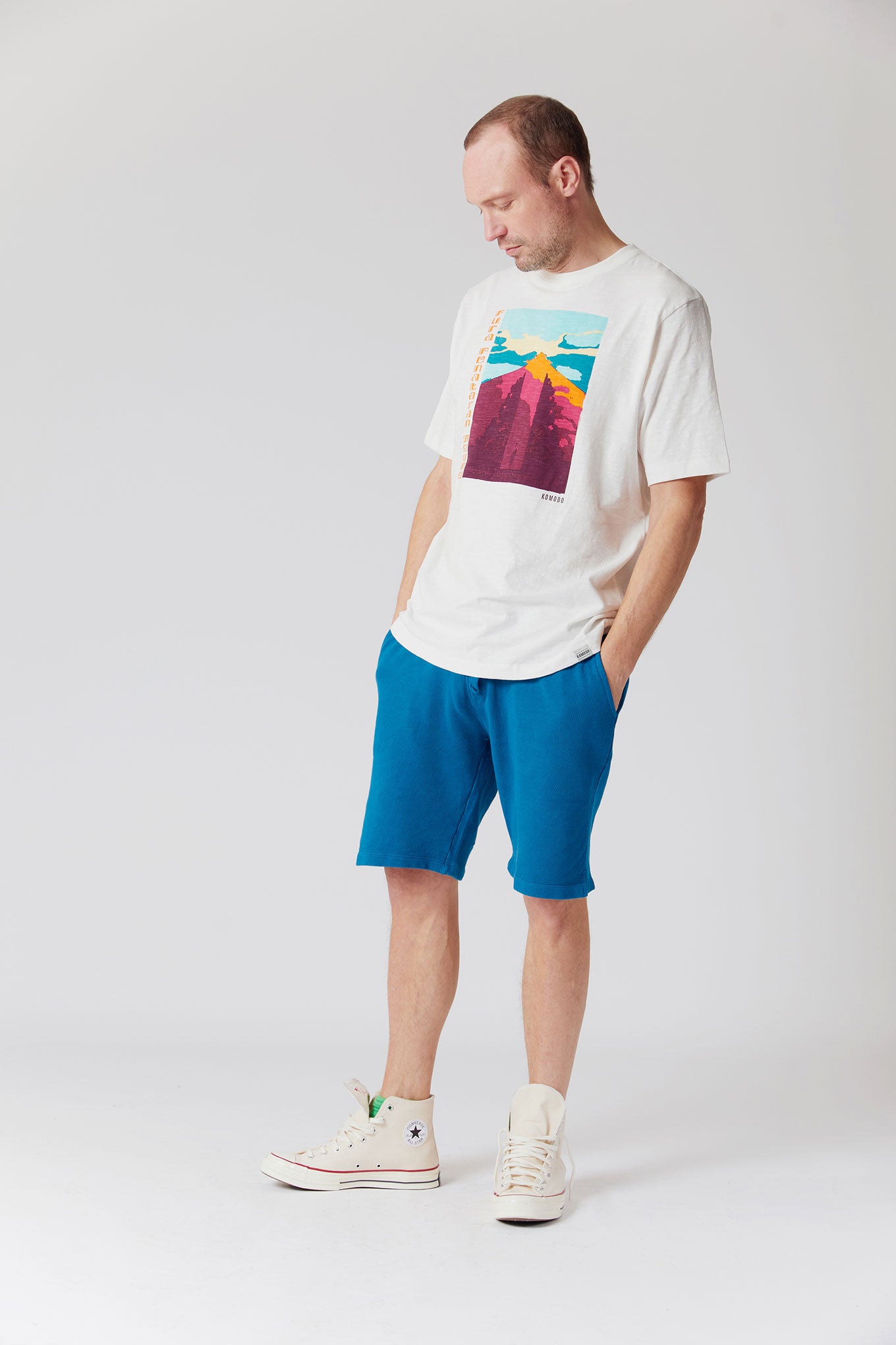 T-shirt - TEMPLE - GOTS Organic Cotton Tee Off-White