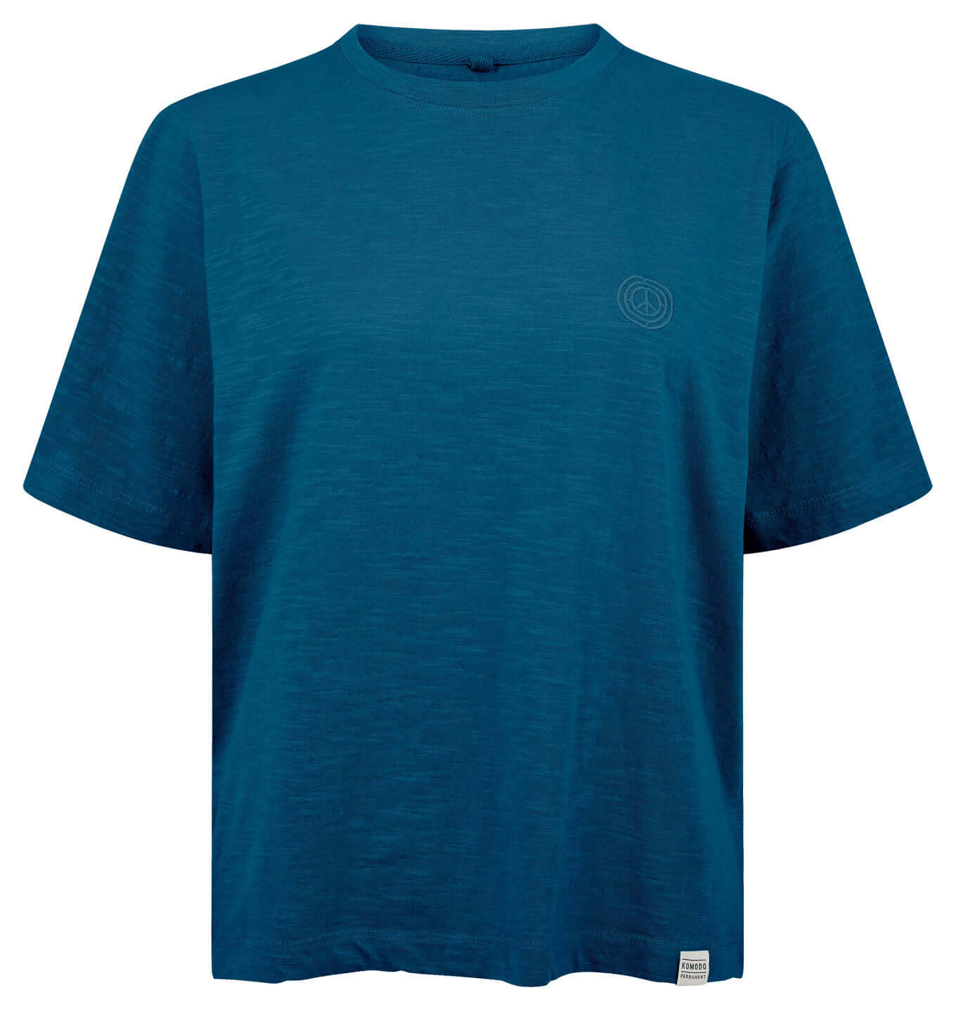 INGA Tee - GOTS Organic Cotton Teal Blue