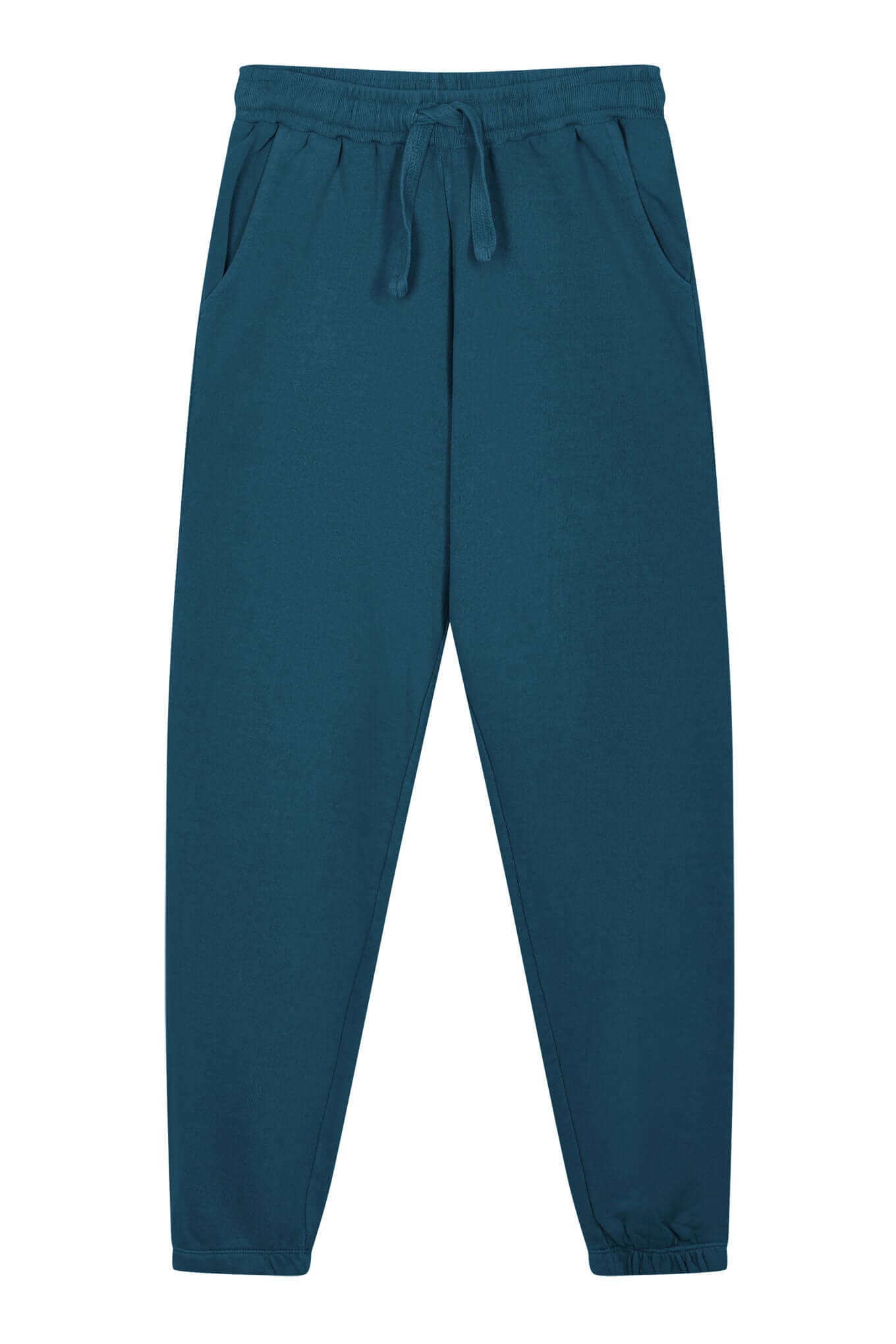 Trousers - ADAM Men's - GOTS Organic Cotton Traksuit Teal Blue