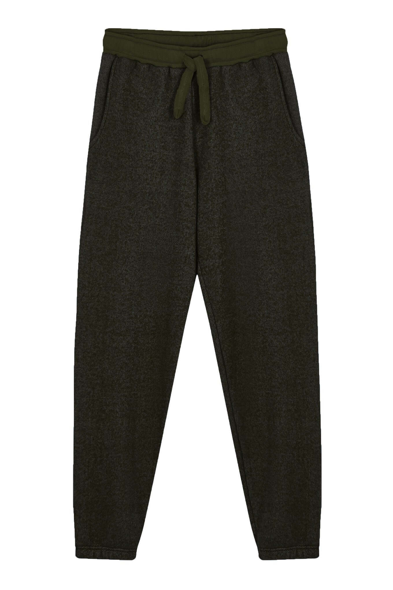 EVIE - Organic Cotton Trackpants  Army Green
