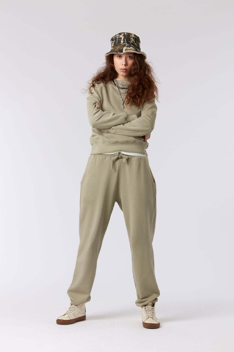 Trousers - EVIE - GOTS Organic Cotton Trackpants Clay