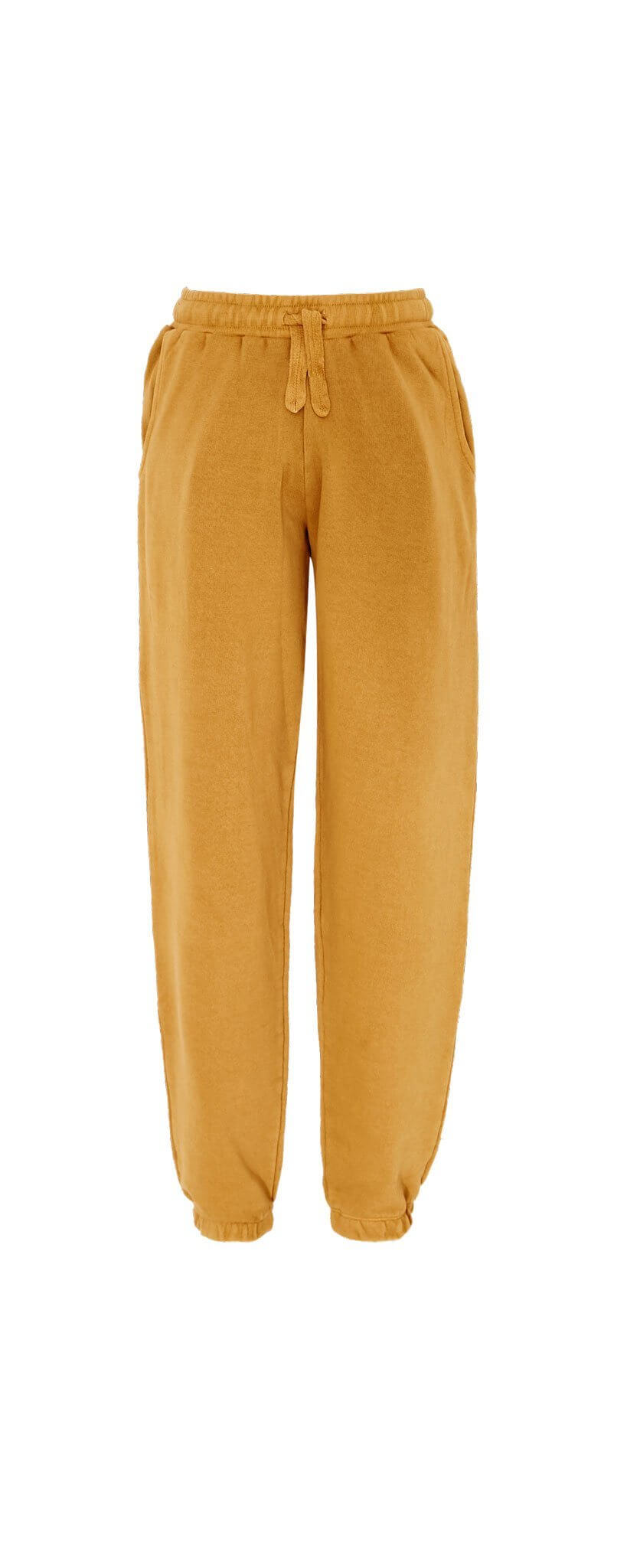 EVIE GOTS Organic Cotton Trackpants in Mustard Yellow