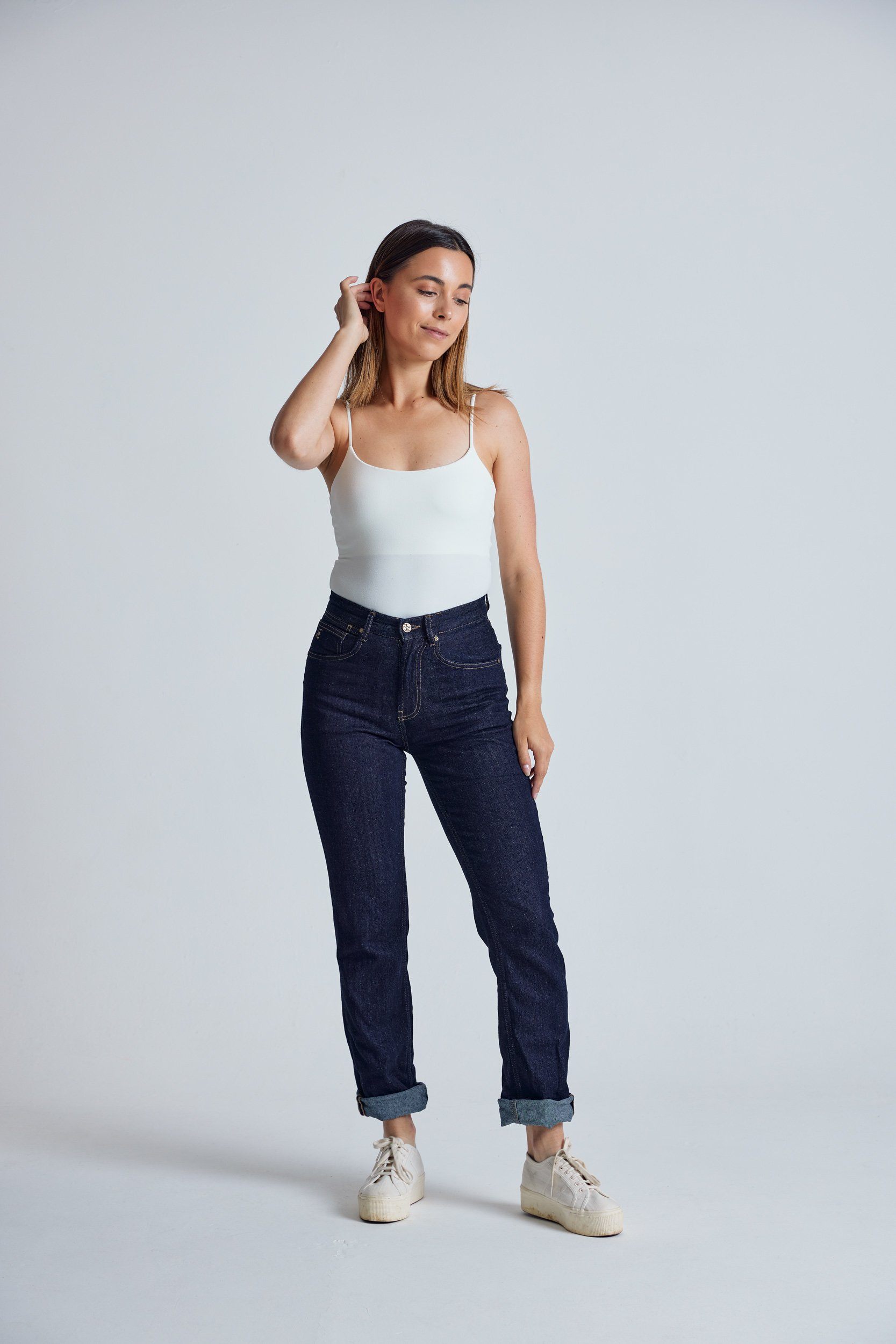 Trousers - FRIDA Rinse - Organic Cotton Jeans By Flax & Loom